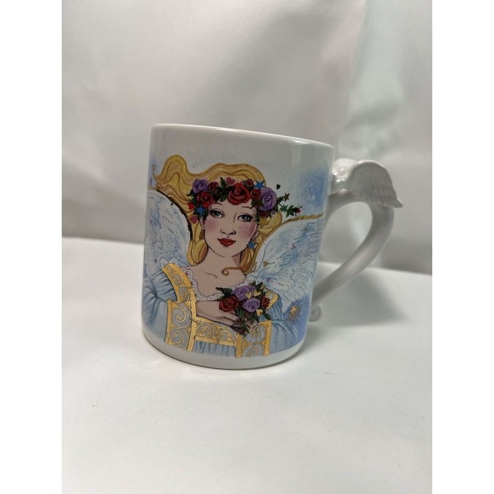 Avon Gift Collection Angel Friendship Coffee‎ Mug with Wings on Handle